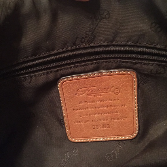 Fossil Leather Purse. 11” by 8” - Picture 10 of 10